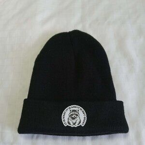 Beannie with racoon design Small